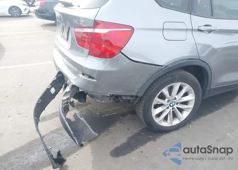 2014 BMW X3 xDrive28I z USA, uszkodzony, nr VIN 5UXWX9C54E0D42738